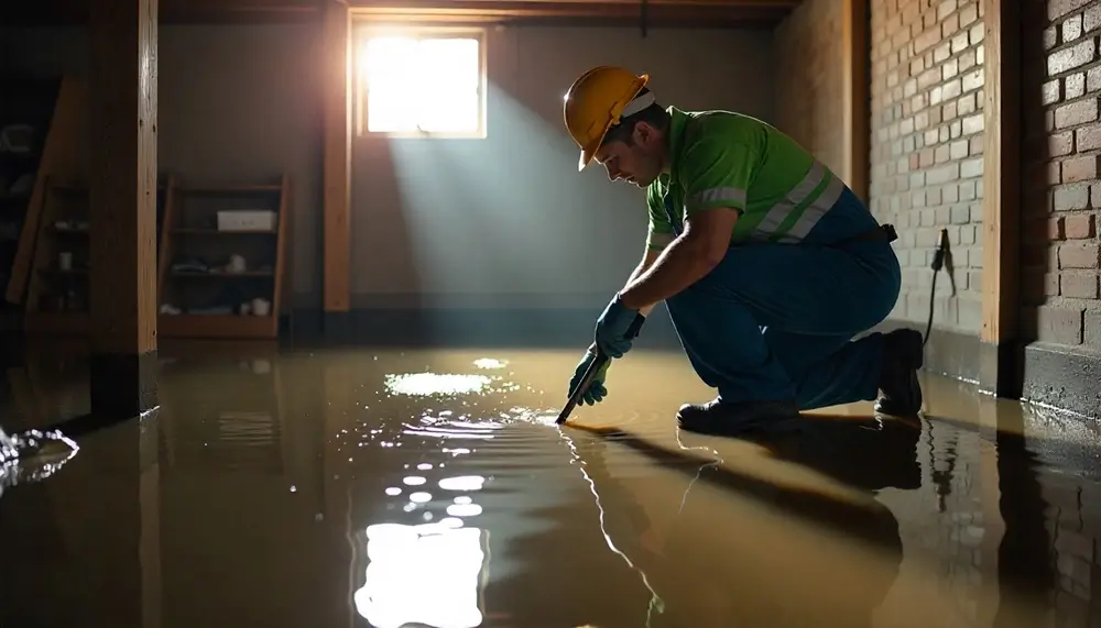 Professional water damage restoration services in Leighton, AL